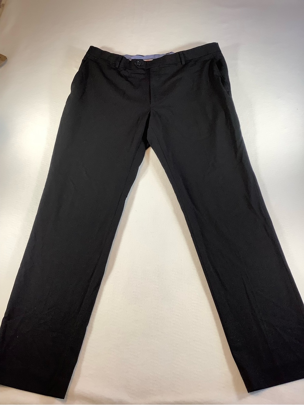 Tommy Hilfiger Men's Black Dress Trousers - Straight Leg